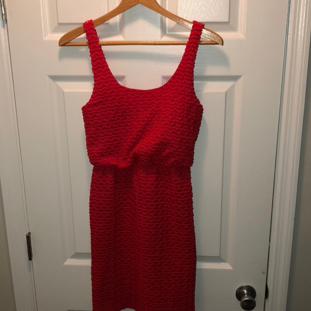 Red Body Con Dress